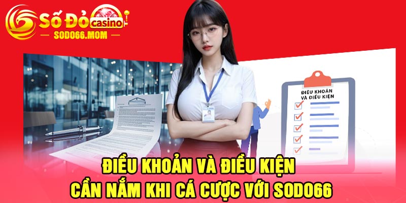 Điều khoản và điều kiện cần nắm khi cá cược với Sodo66